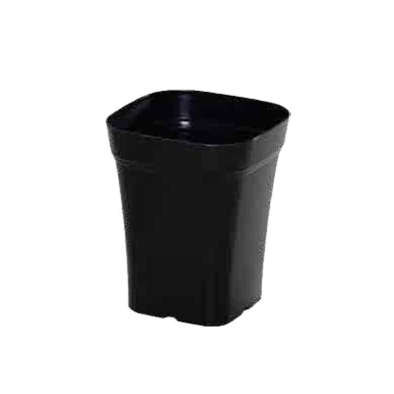 300個 #1482 プラスチックポット KBシリーズ 5寸 黒 縦135mm 横135mm 高さ160mm 鉢 明和 代引不可 | 