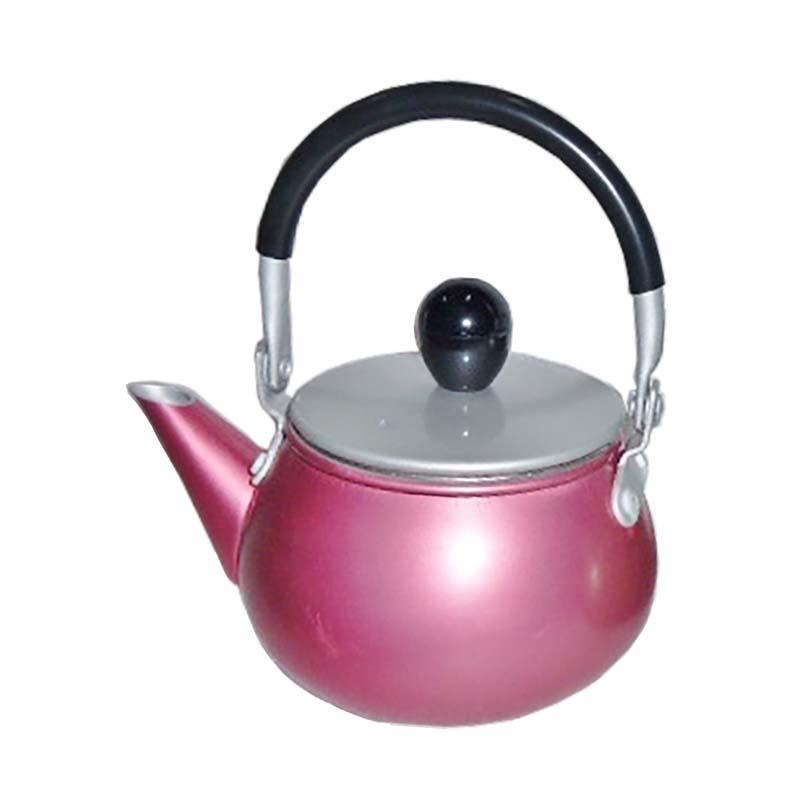 レインボー急須 0.6L ピンク 前川金属 アルミ製 お茶 やかん ケトル 金TD | 