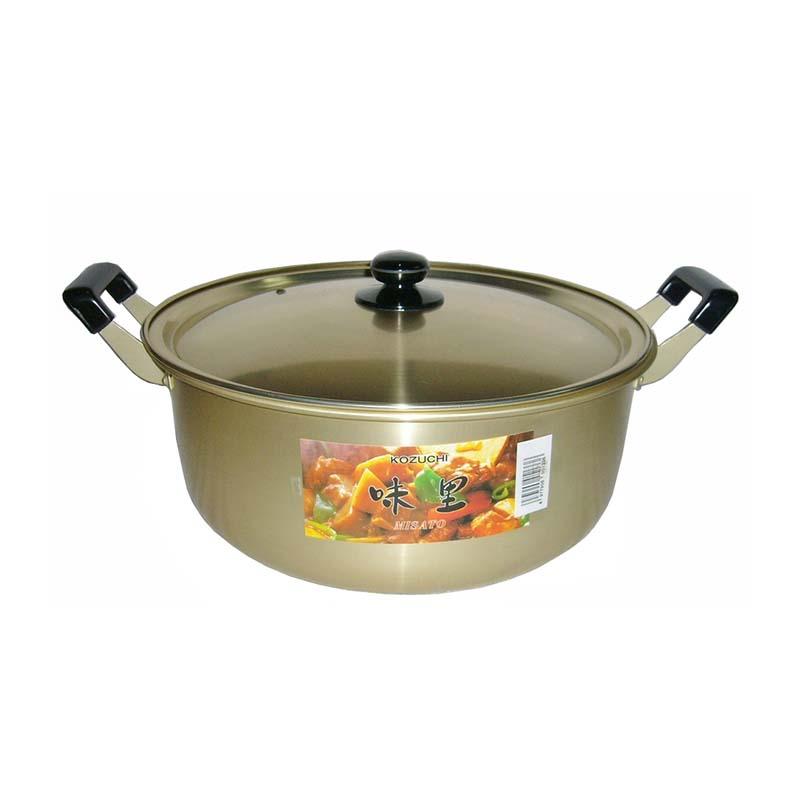 味里鍋 40cm 前川金属 宝こづち印 アルミ 大型鍋 両手鍋 業務用鍋 金TD | 