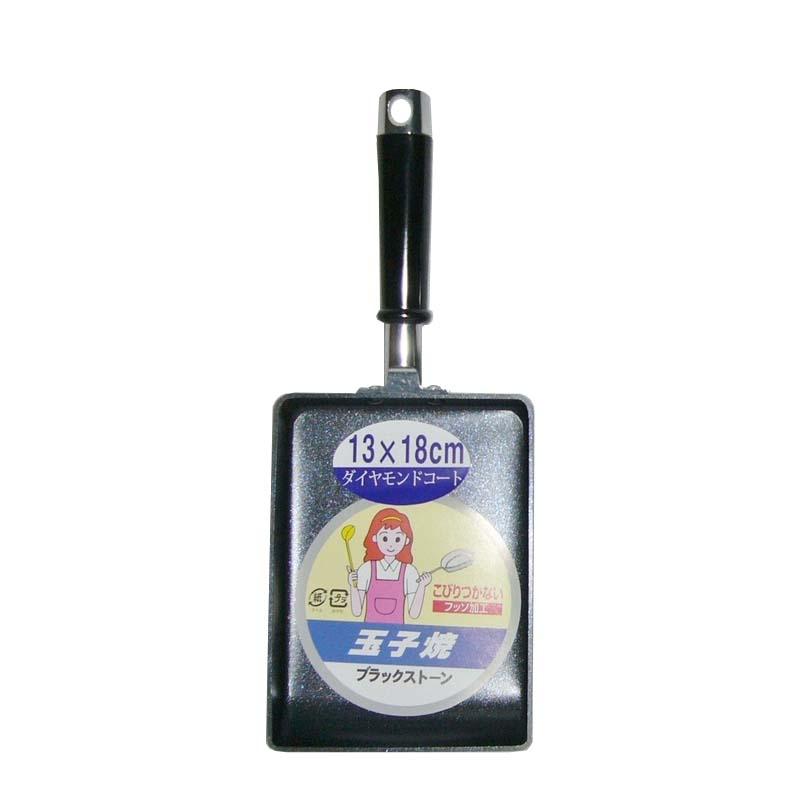 ブラックストーン 玉子焼 中 ガス火専用 前川金属工業所 宝こづち印 フライパン 金TD | 