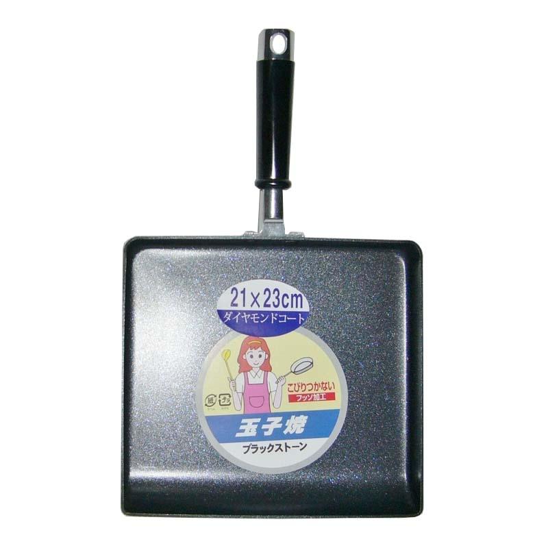 ブラックストーン 玉子焼 特大 ガス火専用 前川金属工業所 宝こづち印 フライパン 金TD | 