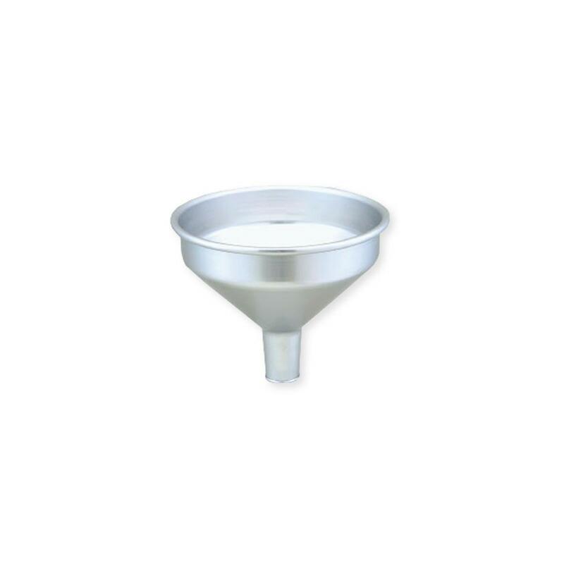 アルミ シルバー広口漏斗 (上合) 21cm 前川金属工業所 じょうご 金TD | 