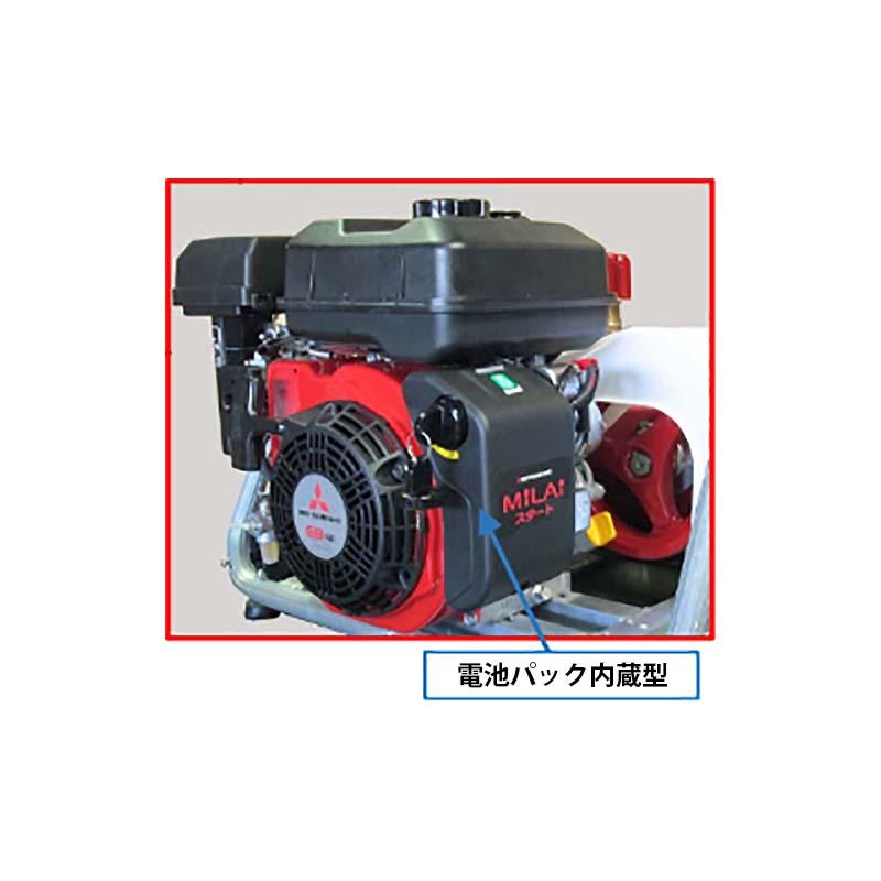 ハツタ セルスタート セット動噴 LP300MLEDX リチウムイオンバッテリー内蔵 自己充電型セルスタートエンジン 初田工業 防J 代引不可 |  | 01