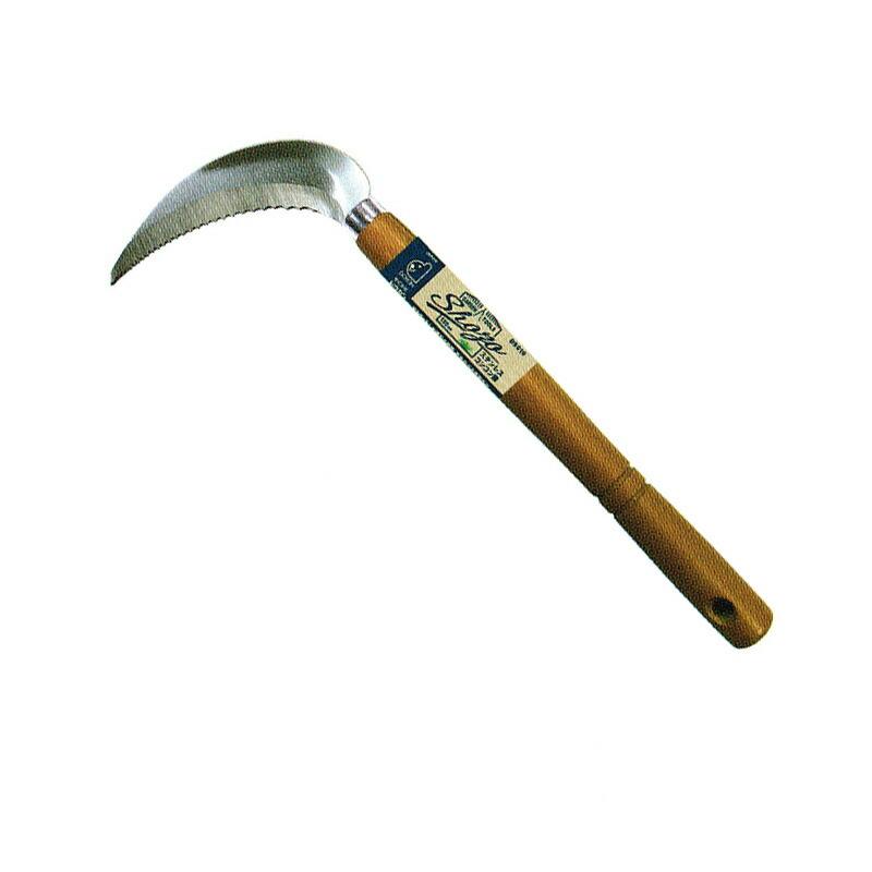 Shozo ステンレス なみ刃除草鎌 DS011 刃長125mm 園芸鎌 除草 雑草 カマ ドウカン 道灌 三冨D | 