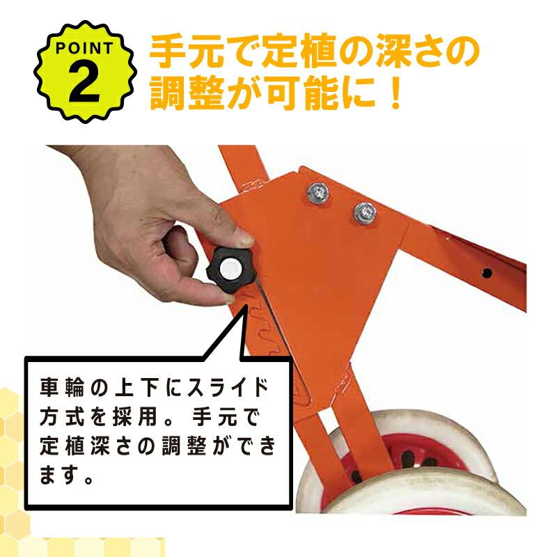 ひっぱりくん HP-16 チェーンポット専用 簡易移植機 溝切深さ: 53mm用