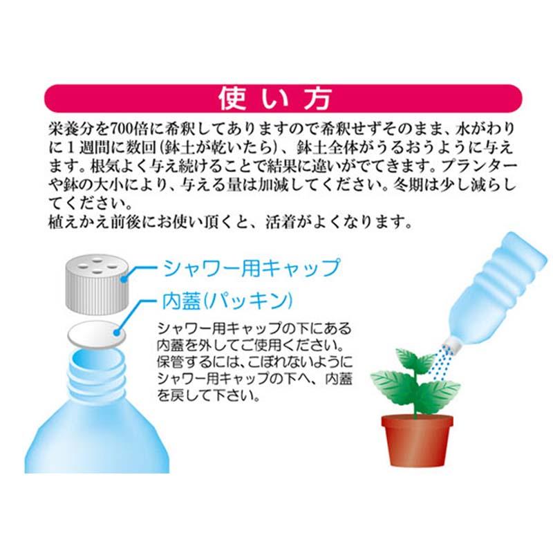 12本 そのまま使える活力液 洋ラン・シクラメン用 1.5L×12本 希釈液 活力剤 活力液肥 液体肥料 ヨーキ産業 代引不可 |  | 01