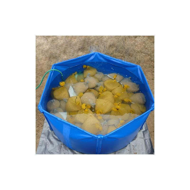 スタンドプールII 1000L 直径1350×高さ700mm 組立不要 収納バッグ付 水槽 貯蔵 希釈 田中産業 日BD |  | 01