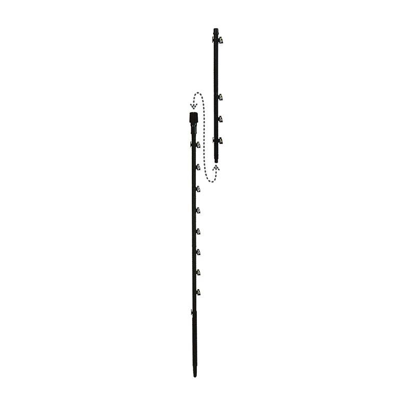 20本入 タイガー ガイシ付FRP支柱 FRP185 (TBS-PF20185) 20mm径×185cm 上下2段式 ボーダーショック 電気さく用 獣害防止 ハオ 代引不可 個人宅配送不可 | 