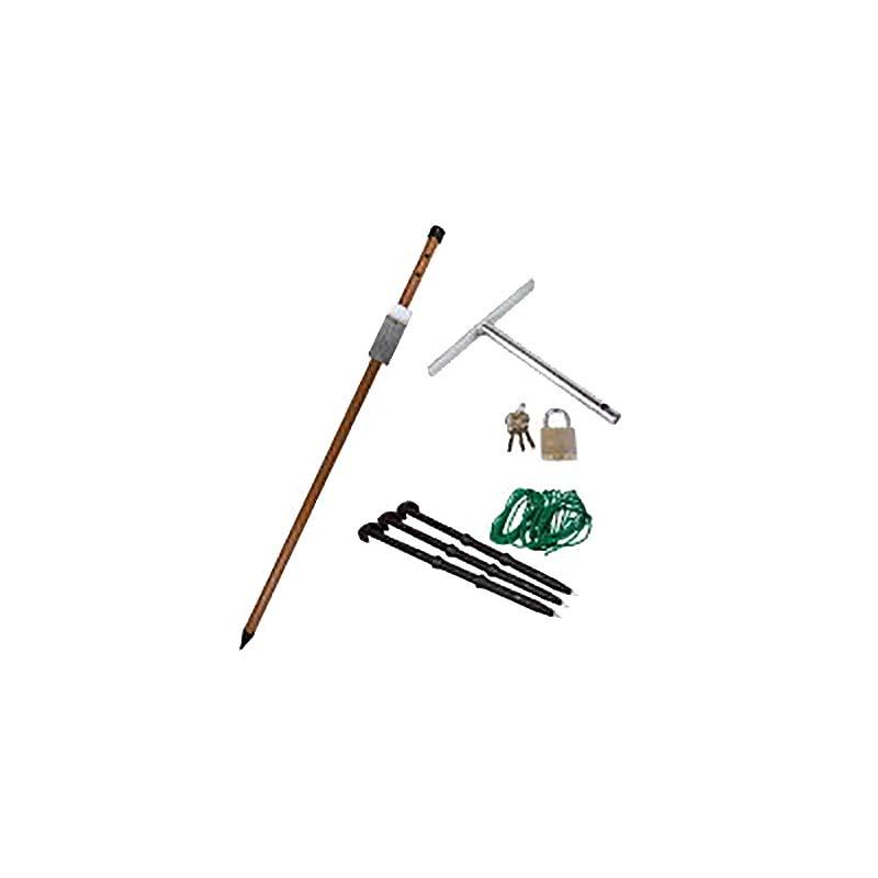 タイガー ボーダーショック 本器設置杭 TBS-SU 電気さく用電源装置