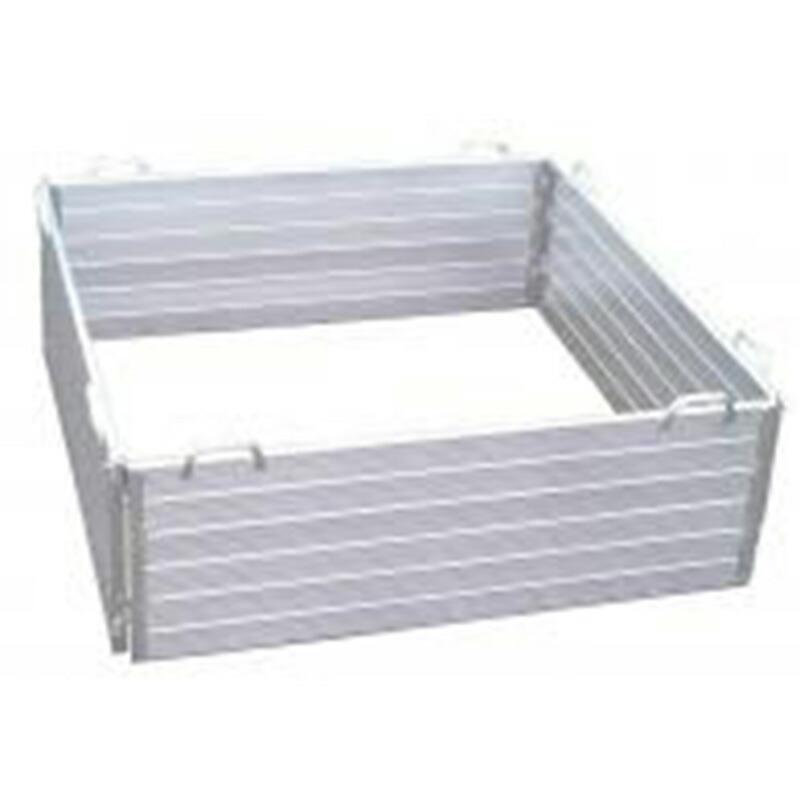 受注生産品 アルミ製 堆肥枠 120cm×120cm ミツルD | 