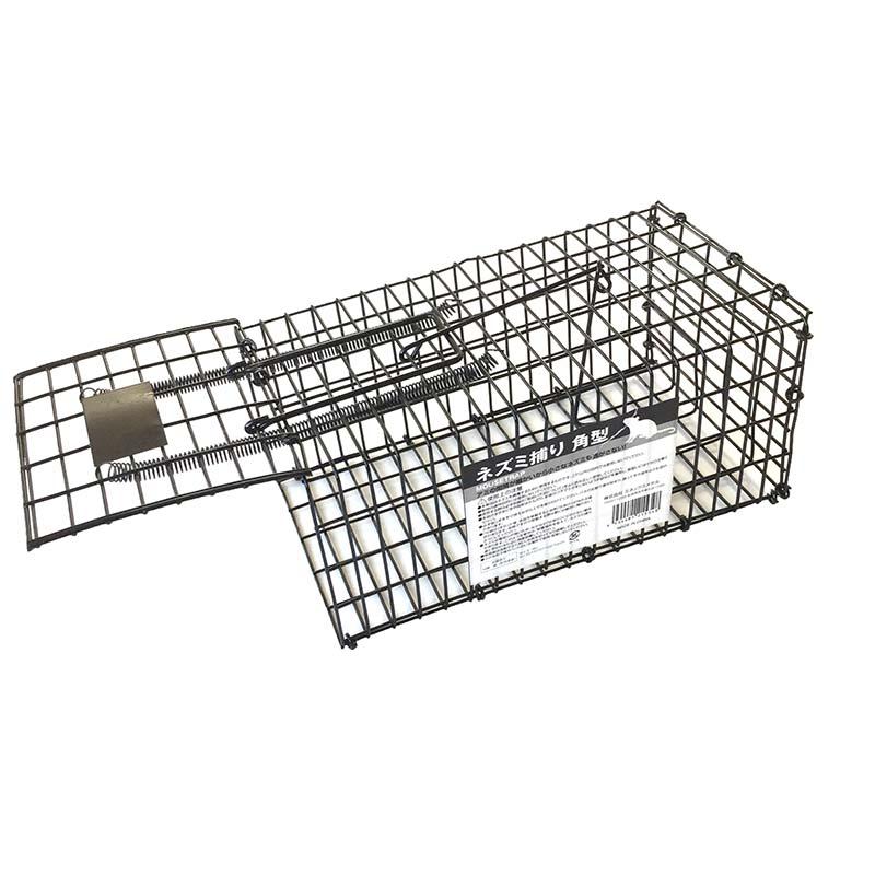 12個 ネズミ捕り角型(小) 捕獲器 ねずみ捕り 駆除 ねずみ退治 鼠 ツ化 D |  | 01
