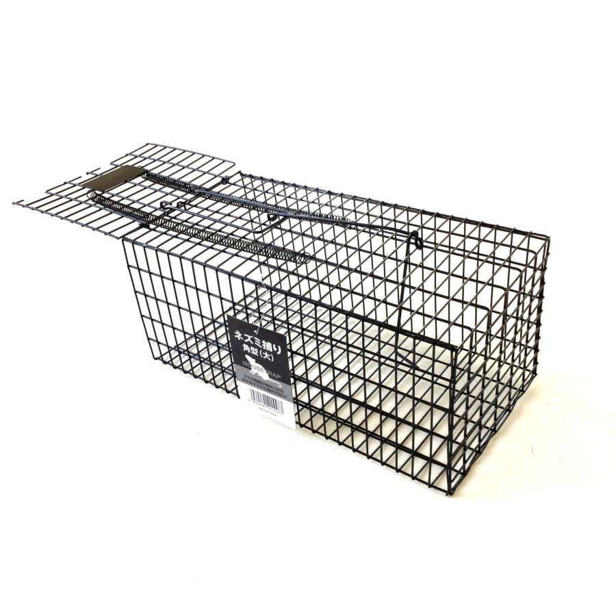 8個 ネズミ捕り角型(大) 捕獲器 ねずみ捕り 駆除 ねずみ退治 鼠 ツ化 D |  | 01