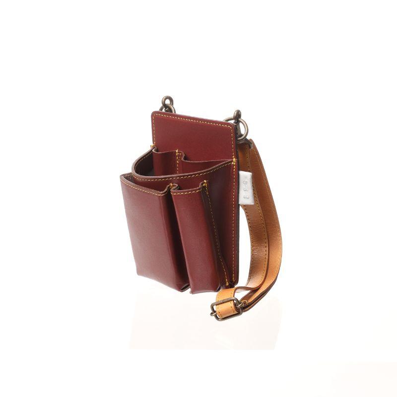 Gardening Tool Holder ツールホルダー GTH-DR-2 Dark Red ガーデニング 園芸 ガーデン ケース ポーチ ホルダー 手作り 職人 国産 F.F.G 三冨D |  | 02