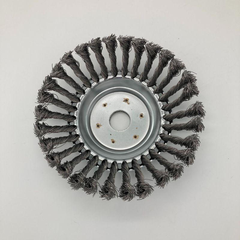 除草用ワイヤーブラシ 刈払機専用 アタッチメント GREEN FINGER ブラシ GF-190KW 草刈機 硬鋼線 壁沿い 縁石 隅 キワ 雑草除去 除草 片山利l器 三冨 D |  | 01