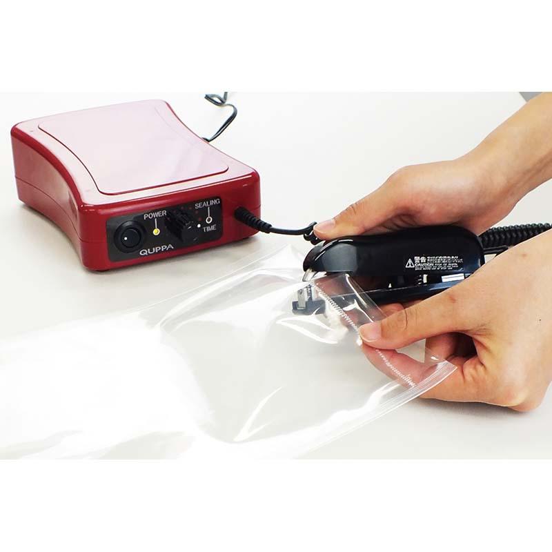 超音波溶着器リニアキュッパ L-QP-01 電源コード タイプ ドットライン 袋 不織布 マルチ掛け 超音波 シーラー ホッチキス 針不要 朝日産業 オK 代引不可 |  | 01