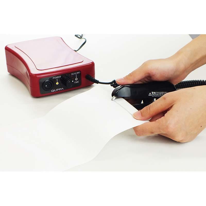 超音波溶着器リニアキュッパ L-QP-01 電源コード タイプ ドットライン 袋 不織布 マルチ掛け 超音波 シーラー ホッチキス 針不要 朝日産業 オK 代引不可 |  | 02