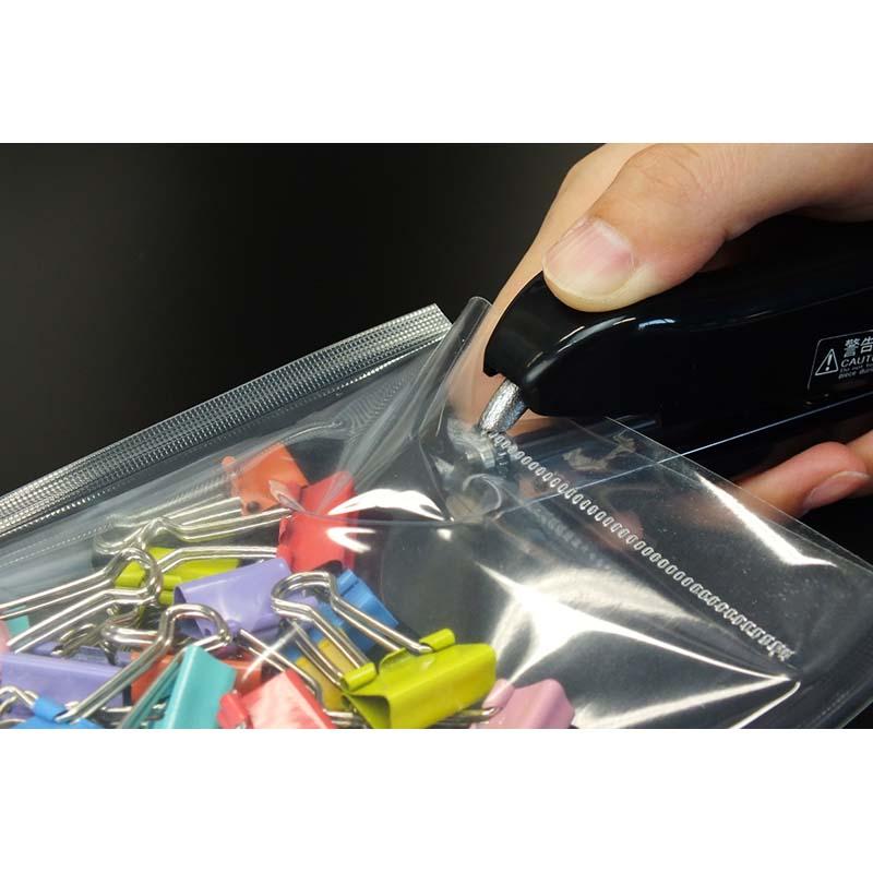 超音波溶着器リニアキュッパ L-QP-01 電源コード タイプ ドットライン 袋 不織布 マルチ掛け 超音波 シーラー ホッチキス 針不要 朝日産業 オK 代引不可 |  | 03