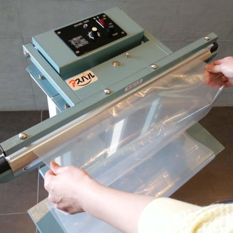 足踏み式ヒートシーラー W-300D 上下両加熱 シール方式 ヒート式 足踏みシーラー 朝日産業 オK 代引不可 |  | 01