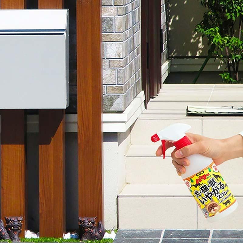 犬・猫・獣いやがるスプレー 500ml 日本製 犬 猫 獣 臭覚 刺激 天然成分 安心 安全 児玉 花壇 家の回り 福KD |  | 02