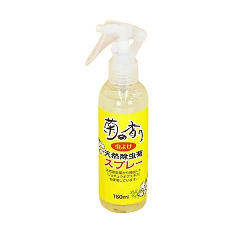 菊の香り 虫よけ 天然除虫菊スプレー 180ml 日本製 ジョチュウギク 天然成分 安心 安全 児玉 ユスリカ チョウバエ 虫除け 福KD | 