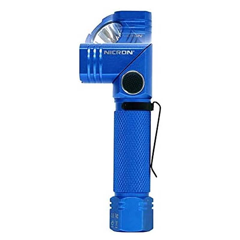 Nicron B74 首振りLEDライト 600LM 充電式 長さ112mm LED 首振り ヘッド 90℃ 無段階 アウトドアライト ニクロン 福KD |  | 06