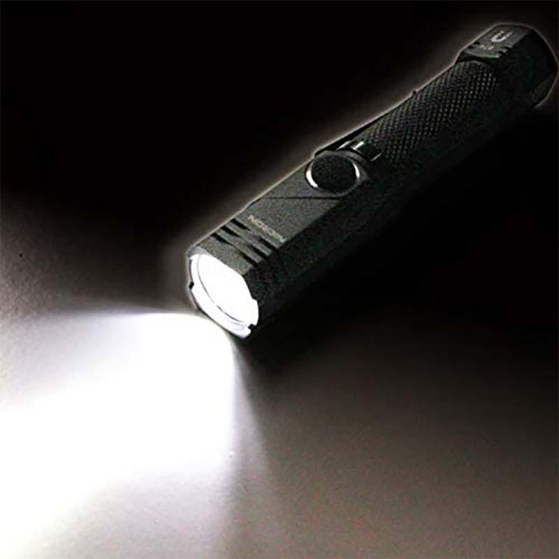 Nicron B74 首振りLEDライト 600LM 充電式 長さ112mm LED 首振り ヘッド 90℃ 無段階 アウトドアライト ニクロン 福KD |  | 07