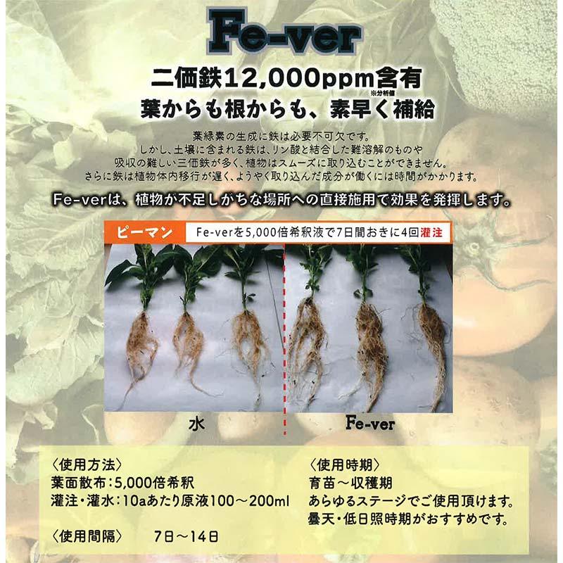 Fe-ver 500ml 二価鉄 高濃度 12000ppm 葉面 散布 野菜 農園 農業 園芸 大興貿易 DZ |  | 02