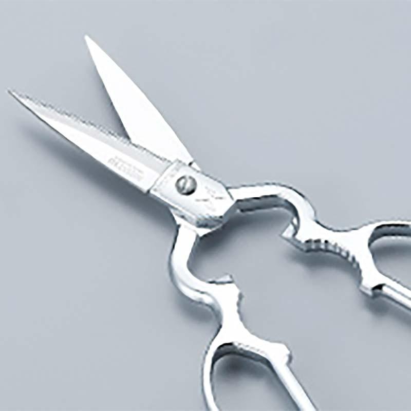 みまつ キッチン鋏 502 キッチンバサミ 刃 肉 野菜 ビニール 切る 栓抜き 瓶フタ 回す 缶フタ 開ける 金鹿工具製作所 H |  | 01