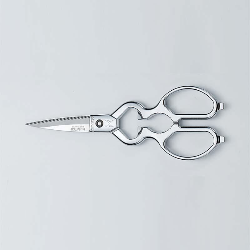 みまつ キッチン鋏 リムーブ(取外し) 522 キッチンバサミ 刃 肉 野菜 ビニール 切る 栓抜き 瓶フタ 回す 缶フタ 開ける 金鹿工具製作所 H | 