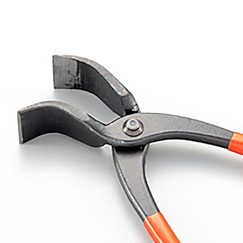 つかみばし 30mm グリップ付き 203 トタン板 つかむ まげる つぶす ひらく 作業工具 トタン板 アルミ板 銅板 金鹿工具製作所 H |  | 01