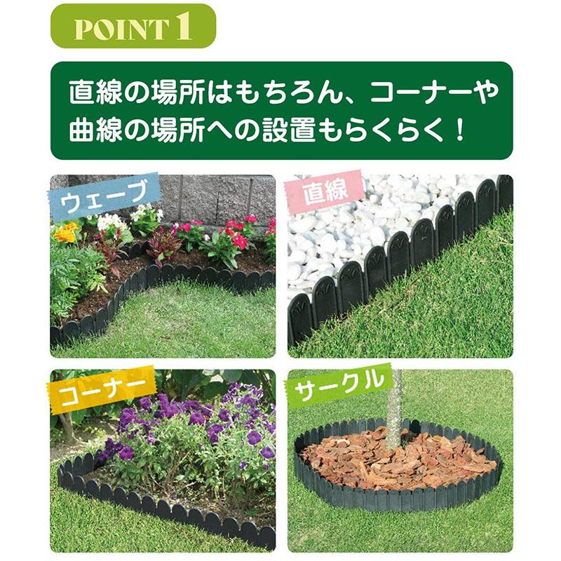 6個 どめどめシート LLタイプ 黒 高さ27cm×長さ3m×厚さ7.5mm 花壇の縁に 芝生の根止めに おしゃれ 園芸 DAIM 第一ビニール 第B 代引不可 個人宅配送不可 |  | 05