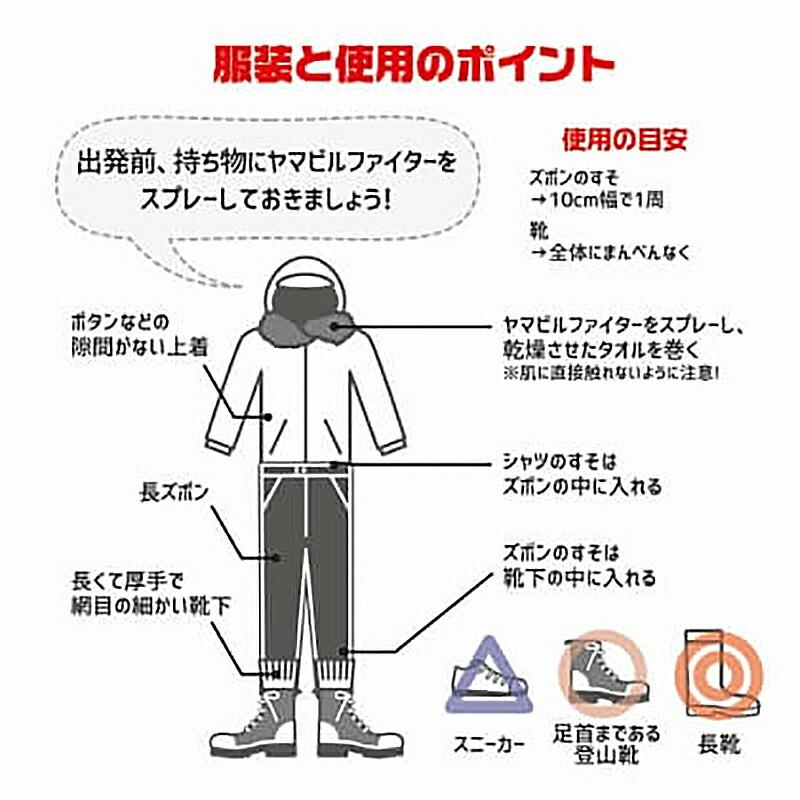 ヤマビルファイター 135ml ヤマビル 忌避 殺ヒル スプレー イカリ消毒 福KD |  | 05