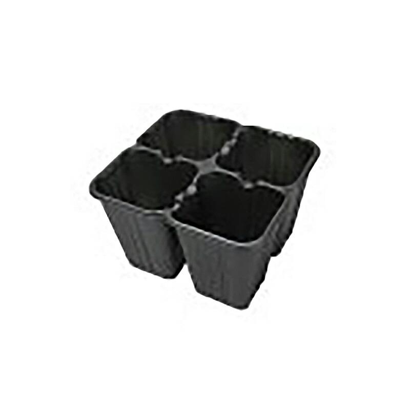 1200個入 育苗 ACカットパック 2×2 黒 縦11cm×横12cm×高さ7.5cm 02トレー 収納 アンドウケミカル サT 個人宅配送不可 代引不可 | 