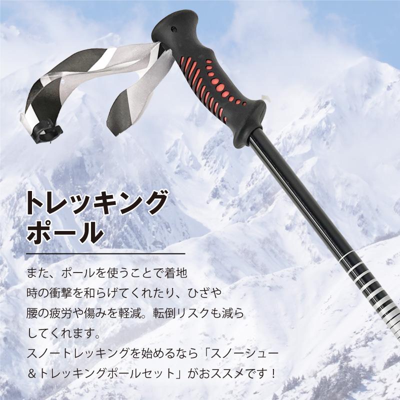 セット 58型 & TS-125 コンパル ハイグレード スノーシュー トレッキングポールセット 収納袋付 雪山 登山 トレッキング 軽量 雪かき アサノヤ産業DZ | アサノヤ産業 | 02