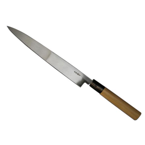 三木刃物製作所 小鍛冶誠光作 白紙2号水牛柄 柳刃 No.UF039 210mm カSD |  | 01