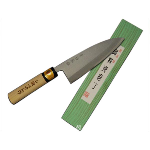 三木刃物製作所 小鍛冶竹弘作 改良研 P柄 出刃 No.UF086 150mm カSD |  | 02