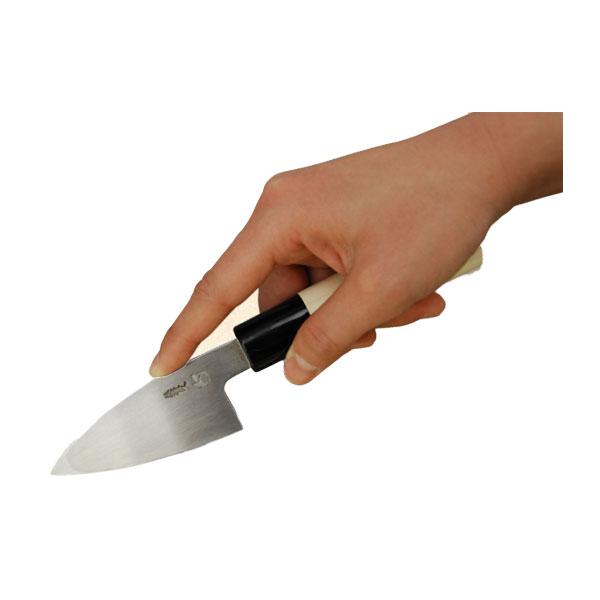 池内刃物 みきかじや村 V金10号小 出刃 包丁 No.TS113 75mm 三冨D |  | 01