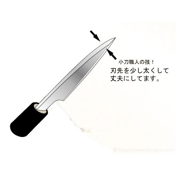 池内刃物 みきかじや村 V金10号万能包丁 左用 No.TS128 150mm 三冨D |  | 03