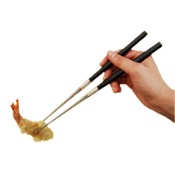 金口製作所 みきかじや村 純チタン黒合板六角柄盛箸 紙箱入り No.TS093 135mm 三冨D |  | 06