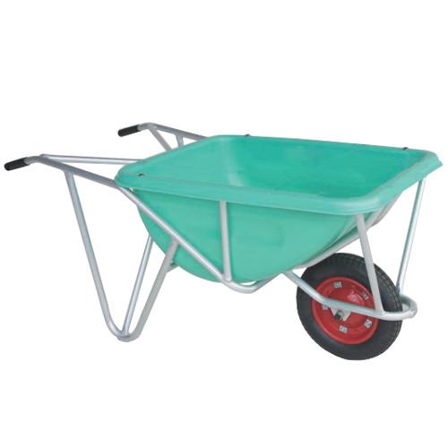 ハラックス アルミ 一輪車 深型 バケットタイプ CF-4N 容量 110L ノーパンク 防J 代引不可 | HARAX