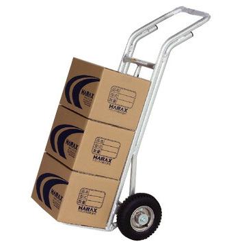 ハラックス アルミ 重量物運搬台車 タフボーイ TB-R400 荷台ワイドアタッチメント付 防J 代引不可 | HARAX