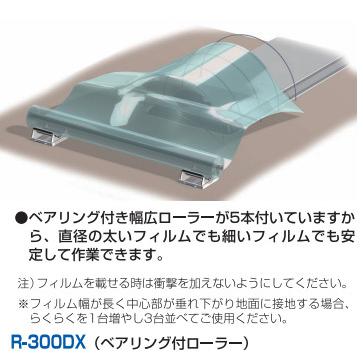 ハラックス くり出しローラー台 ワイドタイプ らくらく R-300DX ベアリング付ローラー 防J 代引不可 | HARAX | 02