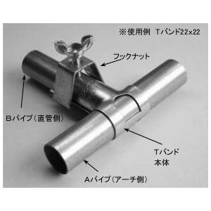 加賀 パイプハウス 部品 T字バンド ネジ式 直径 28×25mm 農業用品 イN 代引不可 |  | 01