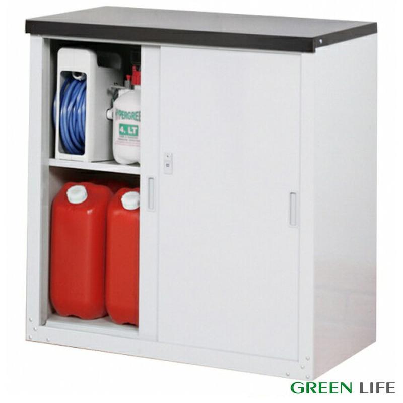 家庭用収納庫 Hs 92 物置 おしゃれ 収納庫 スチール物置 グリーン