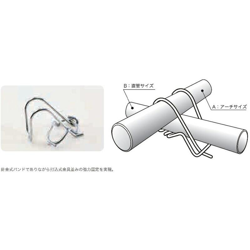 500個 パイプハウス 部品 スーパーバンド 19.1×19.1mm 右/左 150118 農業用品 佐藤産業 SATOH カ施 代引不可 |  | 01
