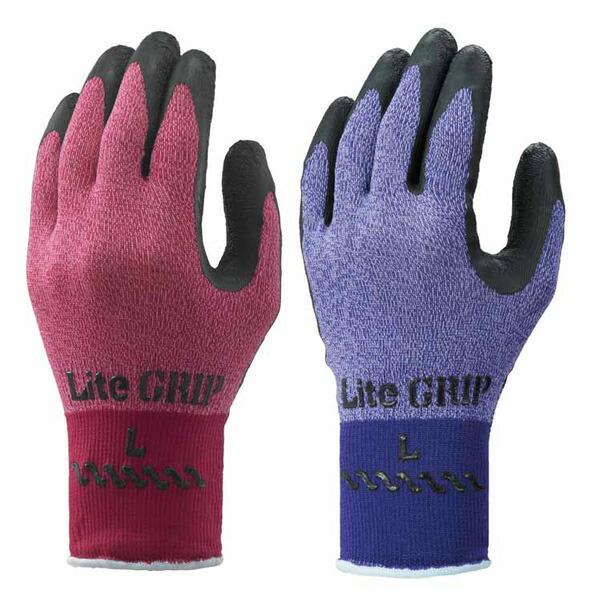 ライトグリップ (タグ付) パープル (10双入) Lサイズ No.341 ショーワグローブ 三カD |  | 01
