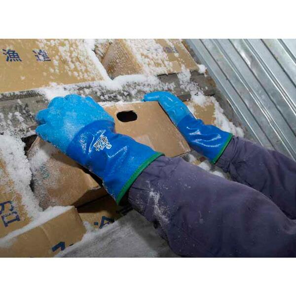 防寒テムレス (5双入) Lサイズ No.282 ブルー ショーワグローブ 透湿防水手袋 作業用手袋 三カD |  | 02