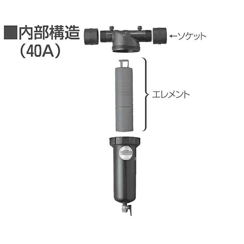 ディスクフィルター40A 80メッシュ スーパー 住化農業資材 カ施 個人