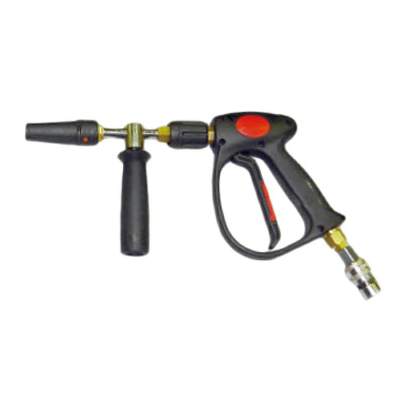 農業洗浄用 バリアブルショートガン WM-BG090 AZx 長さ 380mm 温水対応 コンバイン クローラー 樹脂ボディー 水圧調整 ストレート流水 エイザックス 代引不可 | 