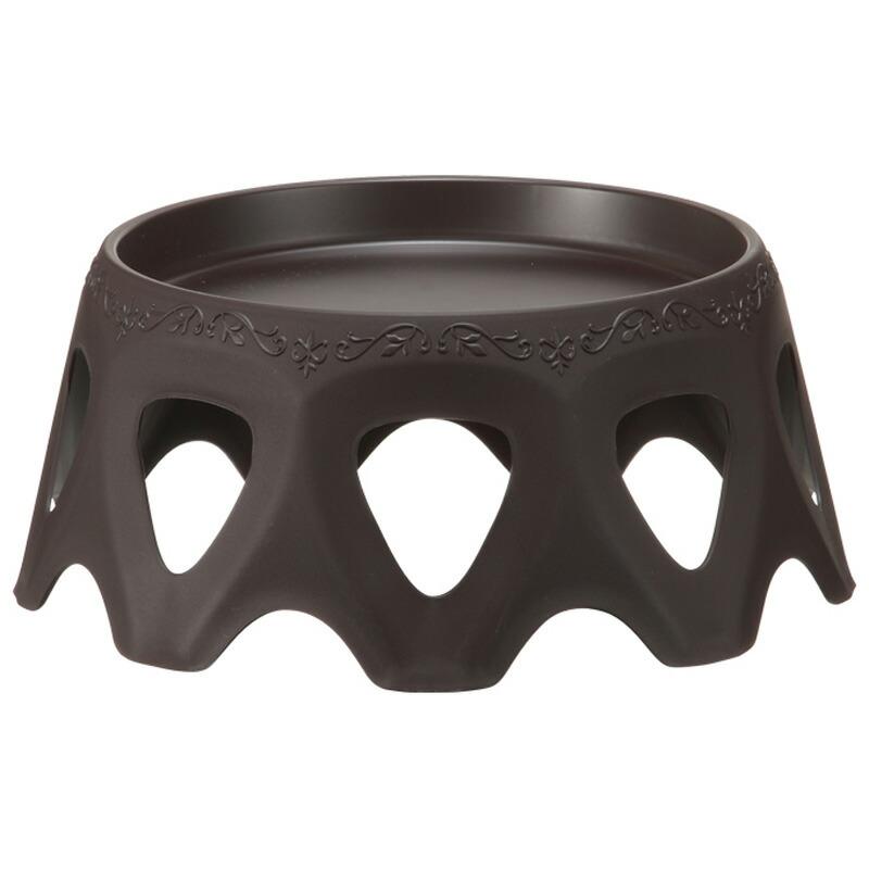 受皿のみ 36個 24型 ダークブラウン 受皿付きスタンド おしゃれ アップルウェアー タSD | 